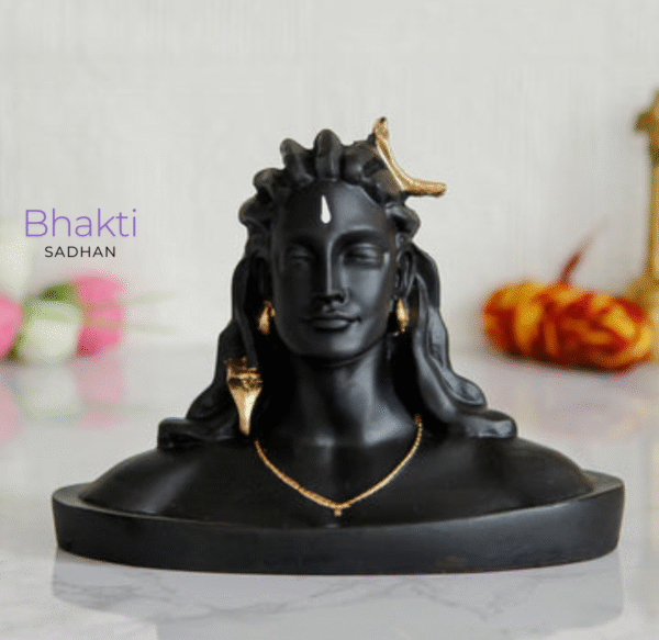 Black Polyresin Handcrafted Adiyogi Lord Shiva Statue